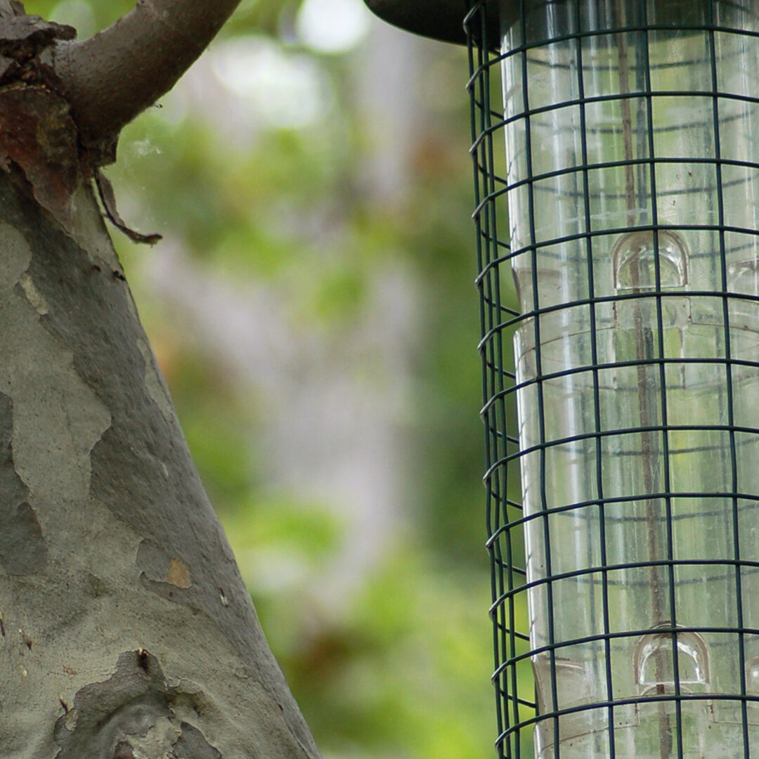 Closeup image of a bug zapper